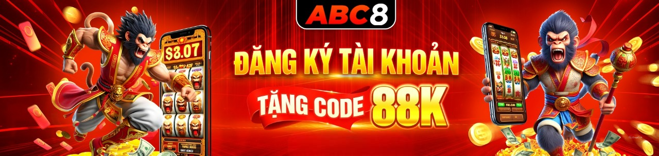 Đăng ký tài khoản ABC8 tặng code 88k