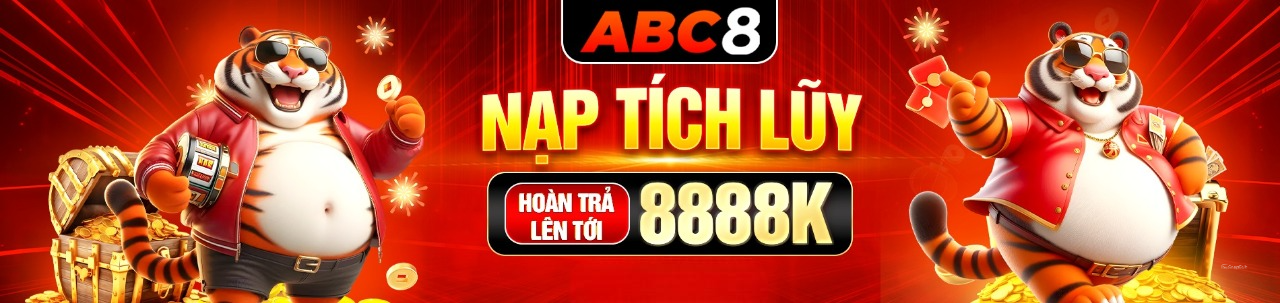 Nạp tích lũy ABC8 tích lũy hoàn trả lên tới 8888k